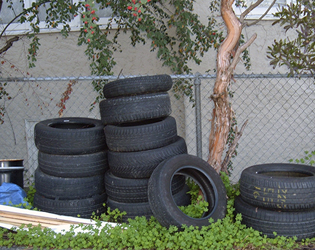 In the Golden Crescent region, partners worked together to recycle and dispose of 52 tons of scrap and used tires.
