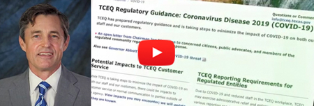 TCEQ Chairman Jon Niermann discusses TCEQ plans during Covid-19