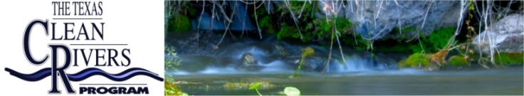 Clean Rivers Program logo next to a waterbody