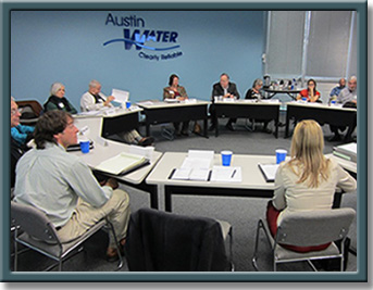 Stakeholders meeting in 2014 to develop the Austin Watersheds TMDL I-Plan