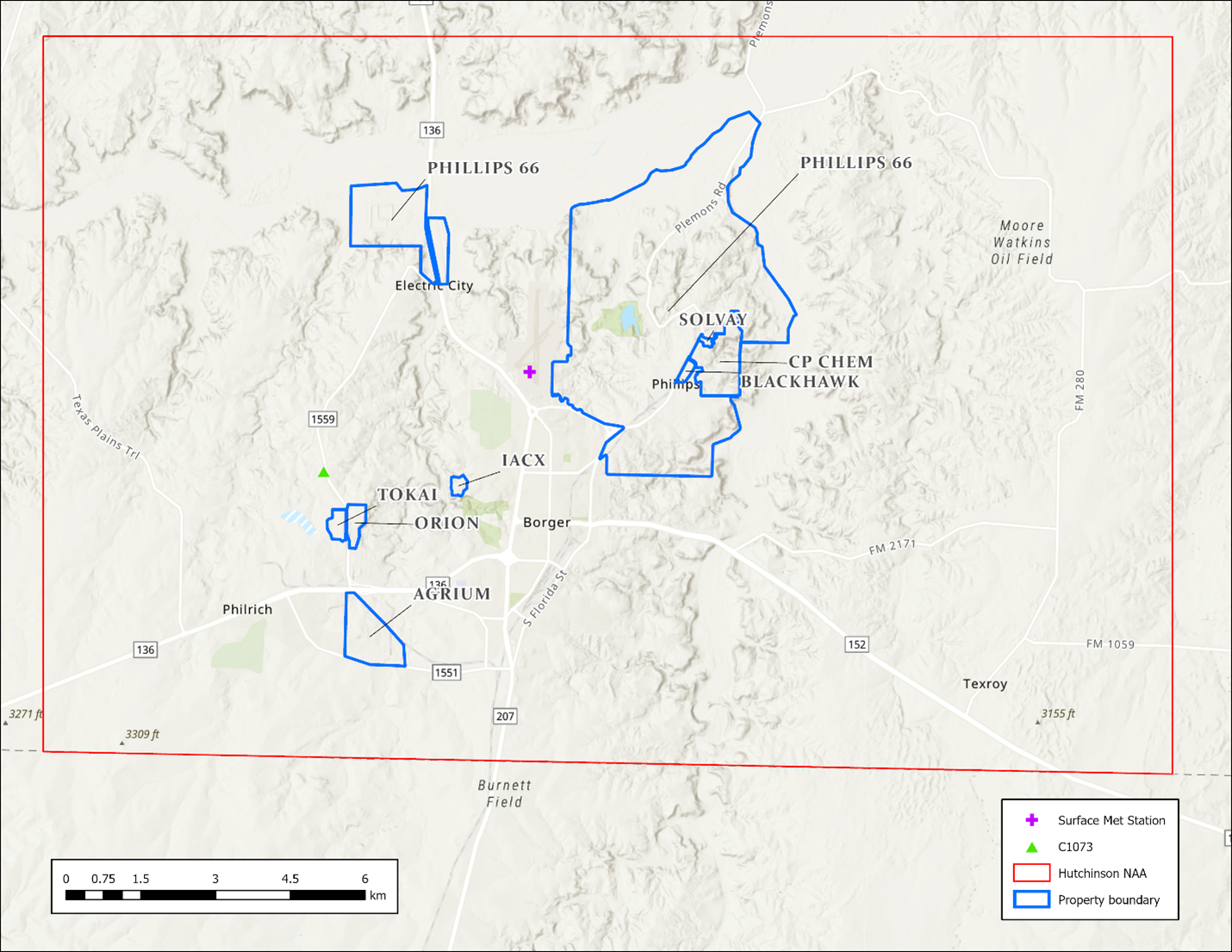 hutchinson-area-map