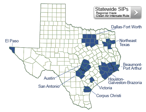 sip air quality planning areas