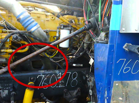 Disposition Image - On Road After Block After Photo Engine Block with Hole 3 Inches or Larger