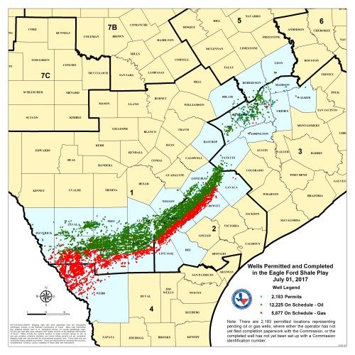 Eagle Ford Shale Play Map