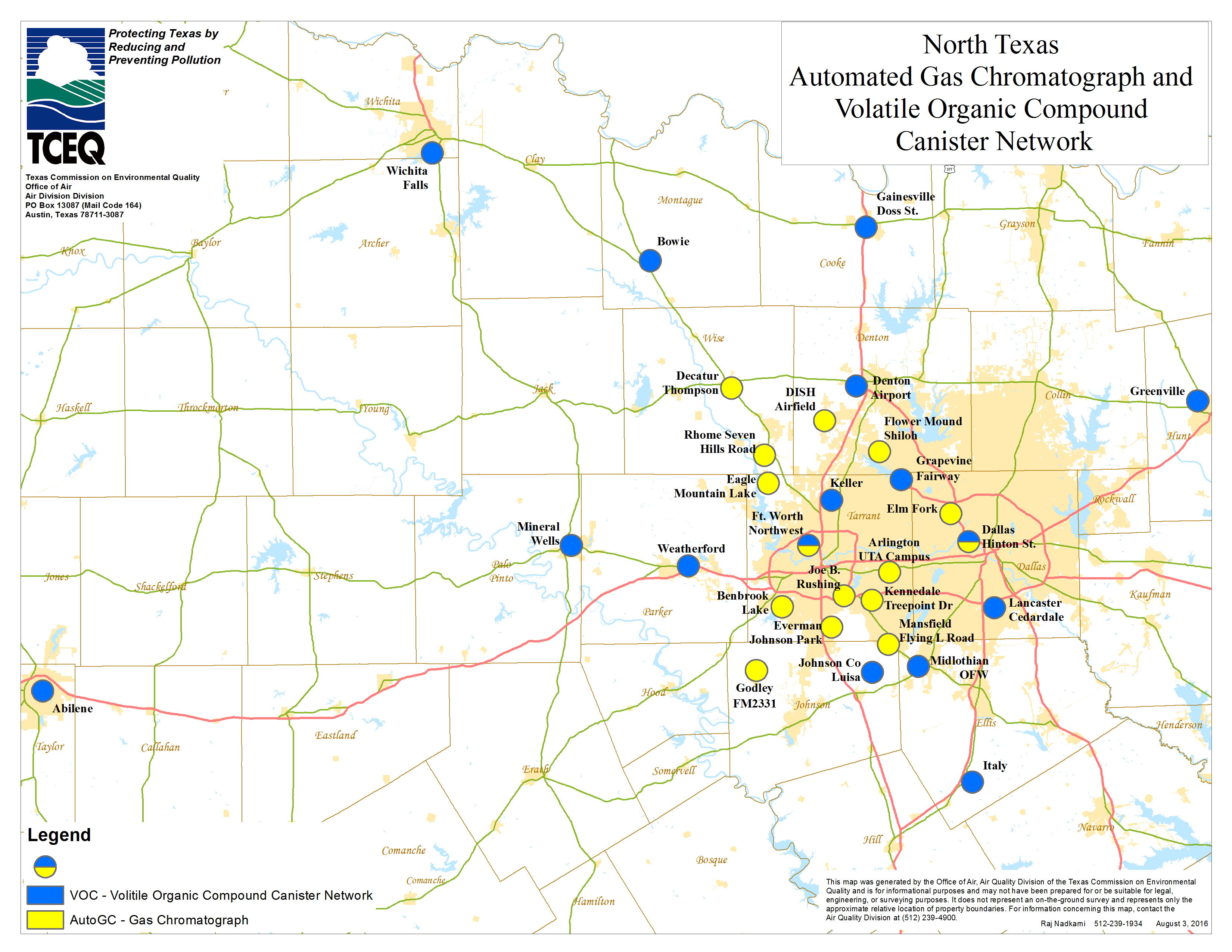 North Texas VOC Monitors Image