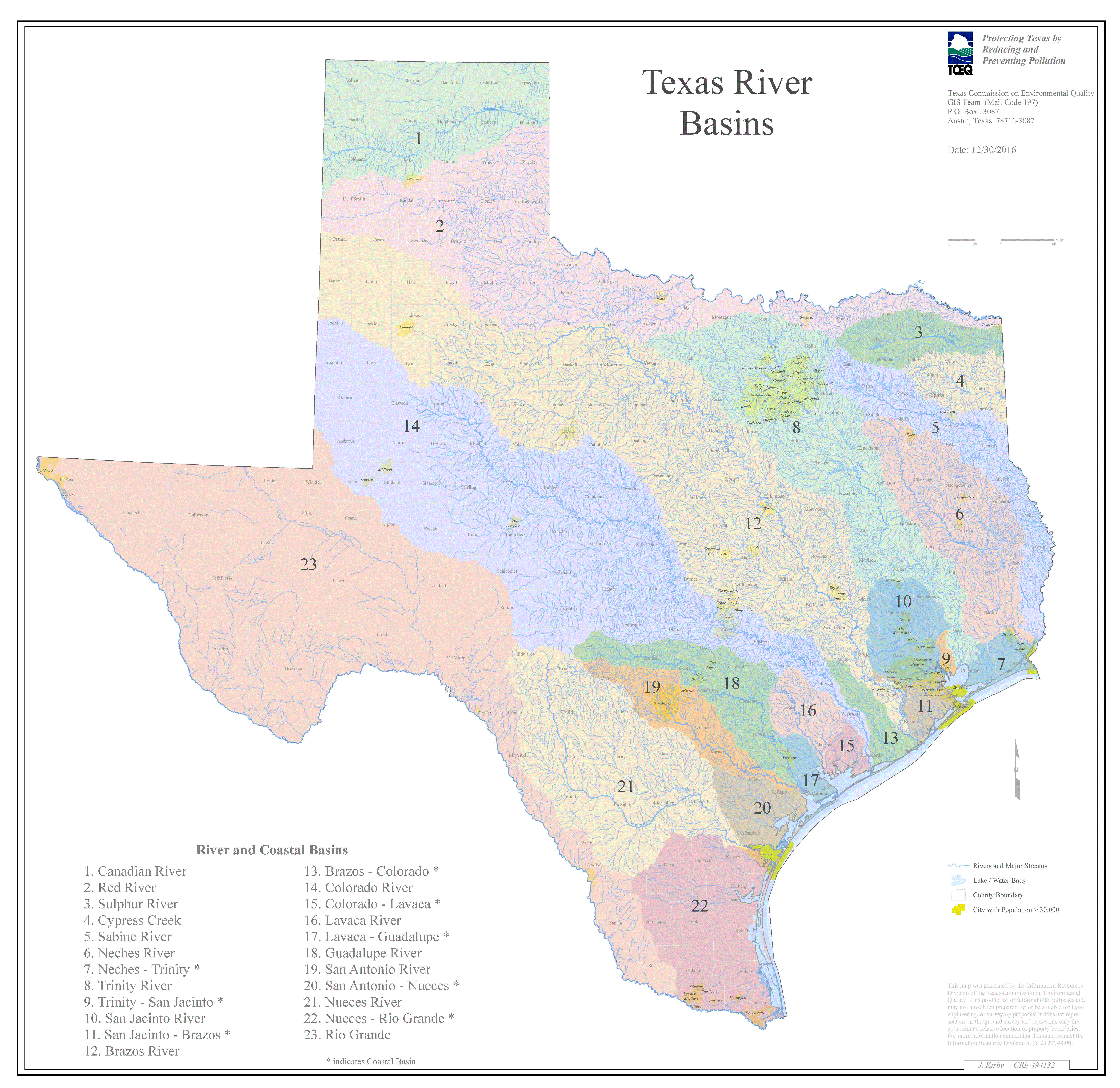 Texas River Basins
