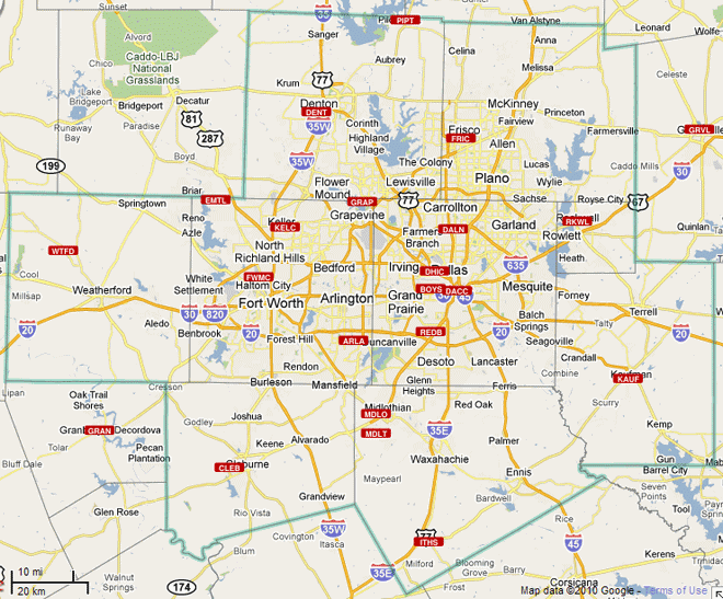 DFW Monitoring Site DFW Monitoring Site