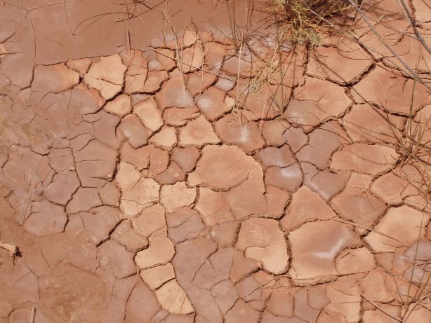 drying riverbed