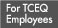 Icons: For TCEQ Employees Footer Icon