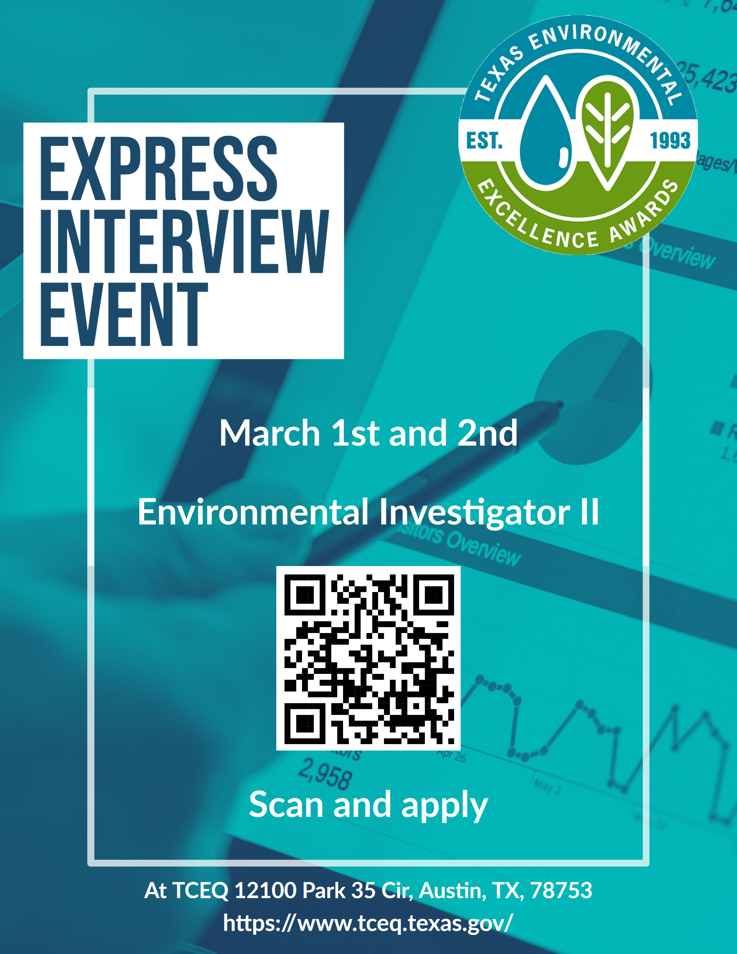 March 2023 Express Interview Flyer