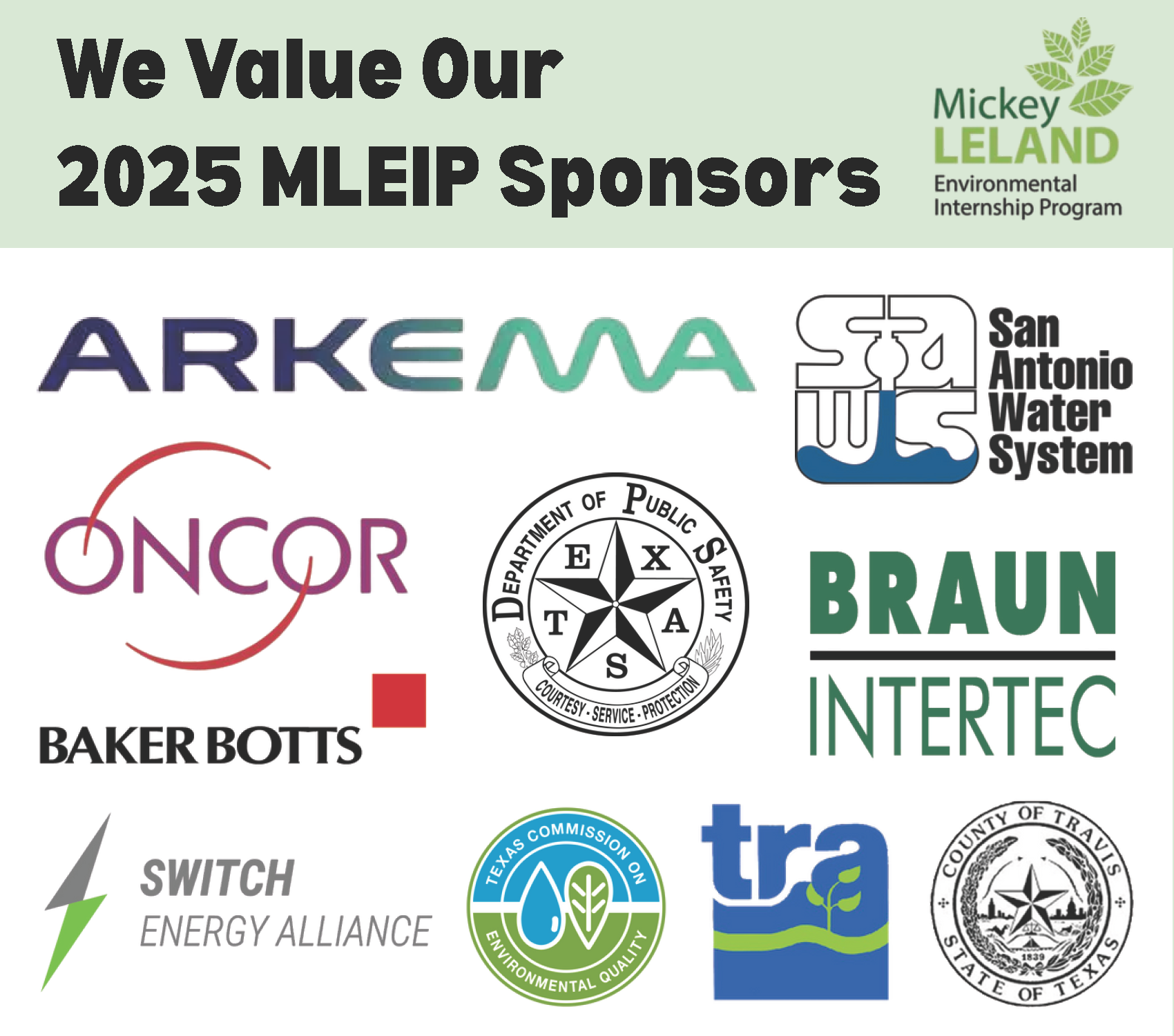 2025 Mickey Leland Internship Sponsors
