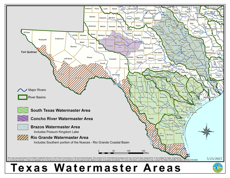 Watermaster Areas Map