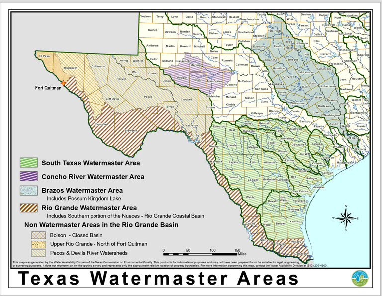 Watermaster Areas Map