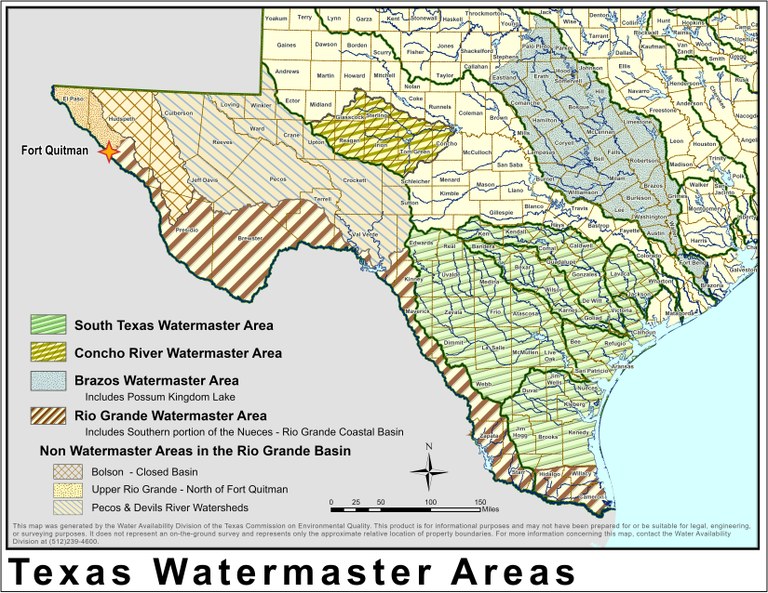 Watermaster jurisdiction map