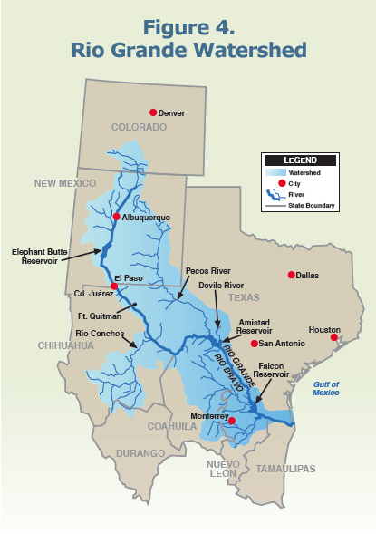 Figure 4. Rio Grande Watershed (map).
