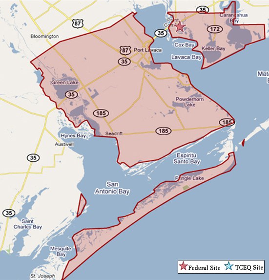 calhoun county map Texas Commission on Environmental Quality www