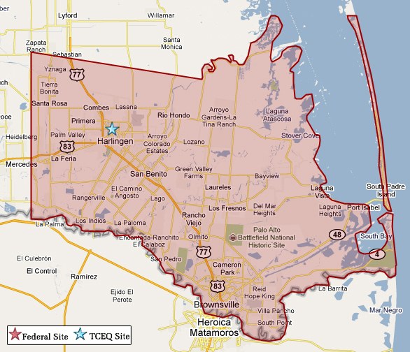cameron county map