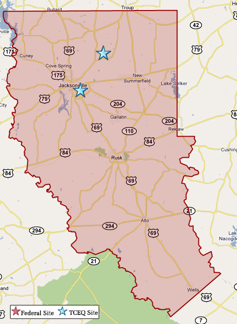 Cherokee County Map