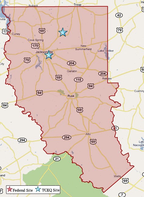 cherokee county map