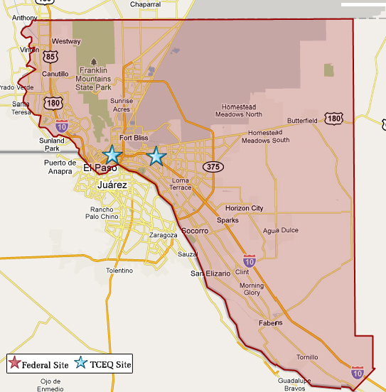 El Paso County Map