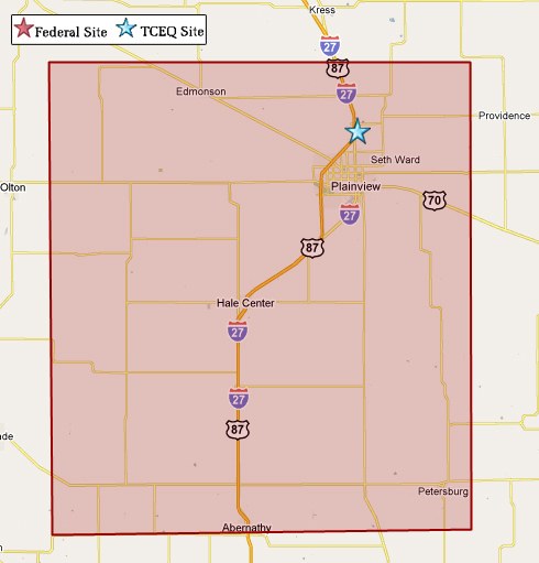 Hale county Map