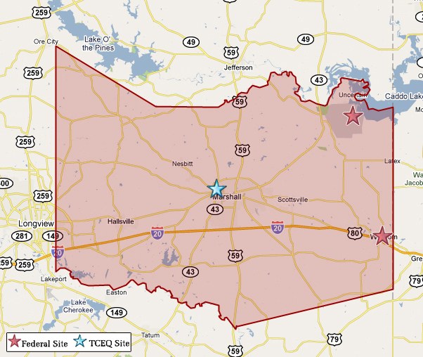 Harrison County Map