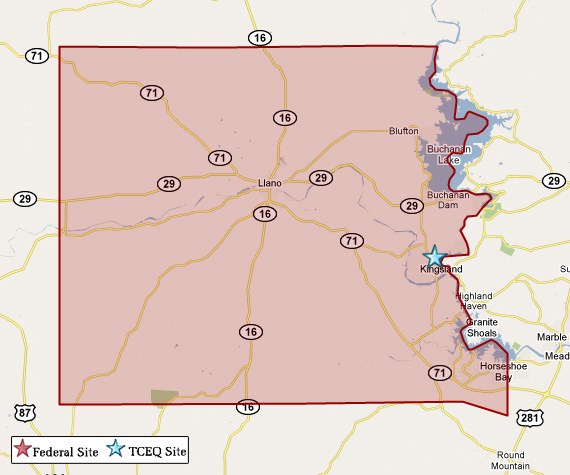 llano county map