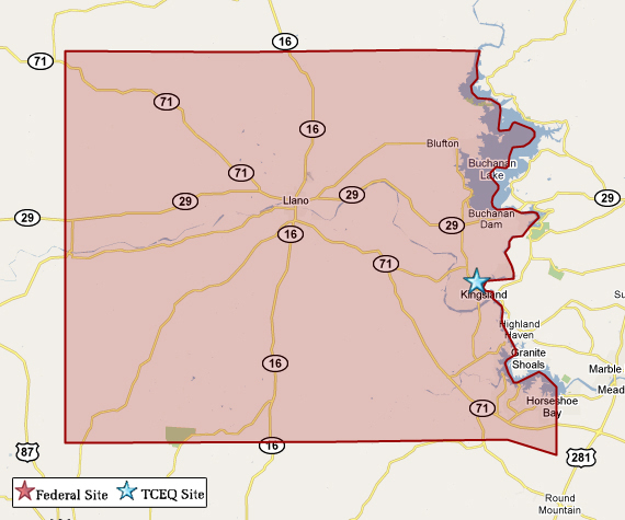 llano county map