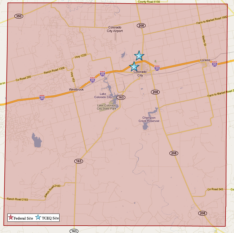 Mitchell County Map