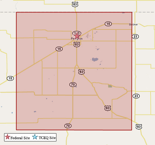ochitree county map