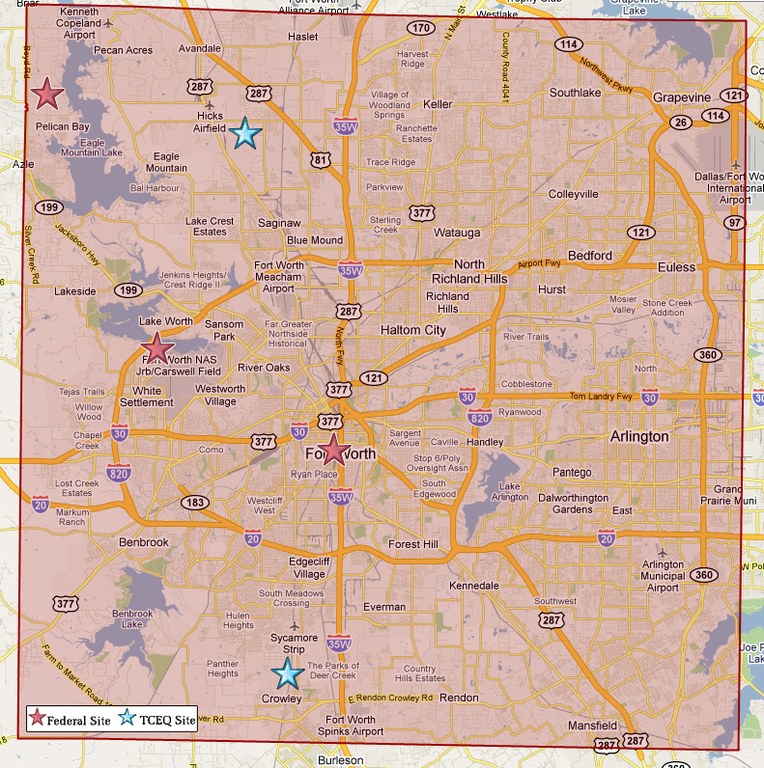 tarrant county map