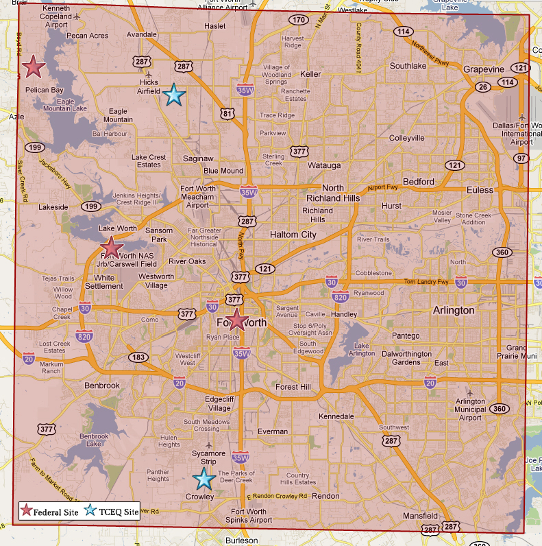 tarrant county map