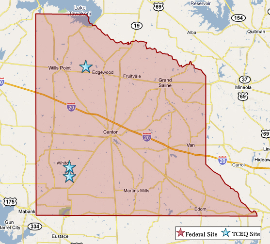 Superfund Sites in Van Zandt County Texas Commission on Environmental