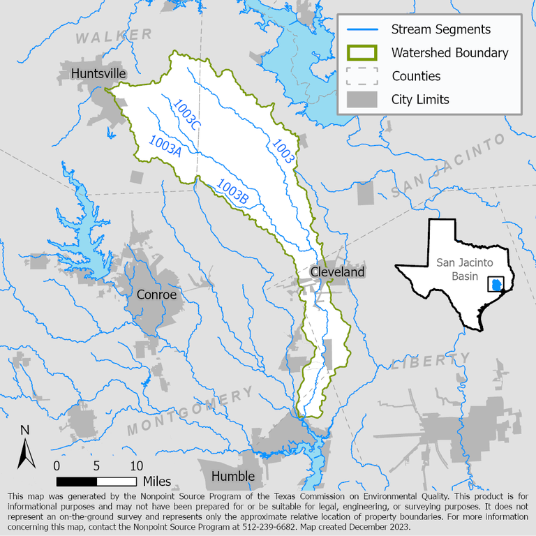 East Fork San Jacinto Watershed Map