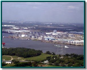 Houston Ship Channel photo 01 aerial photo of the houston ship channel
