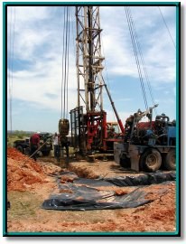 Plugging a well E.V. Spence photo 04