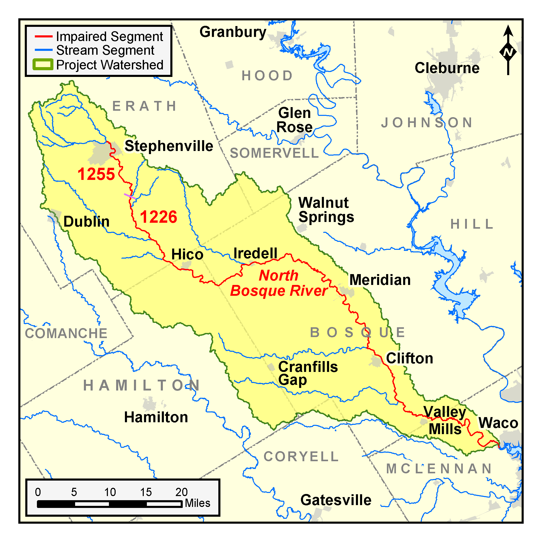 North Bosque River Map 06