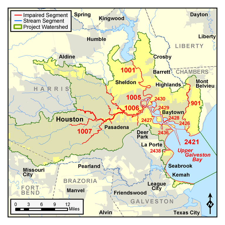 Houston Ship Channel and Galveston Bay Dioxin Project Map 26