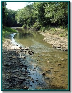 photo of the Clear Fork of the Trinity River