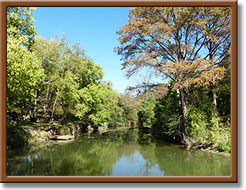 photo of the Guadalupe River at Town Creek