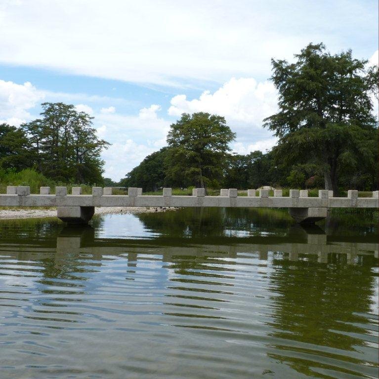 Guadalupe River at footbridge in Louise Hayes Park photo 65