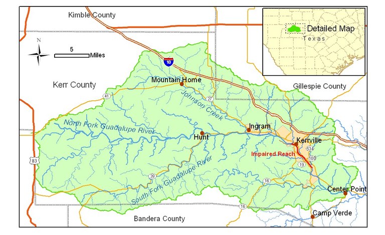 Guadalupe watershed map 65