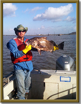 photo of a fish from the houston ship channel