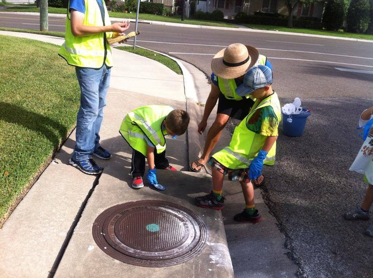Marking a Storm Drain photo 97