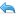 Back arrow blue curved left