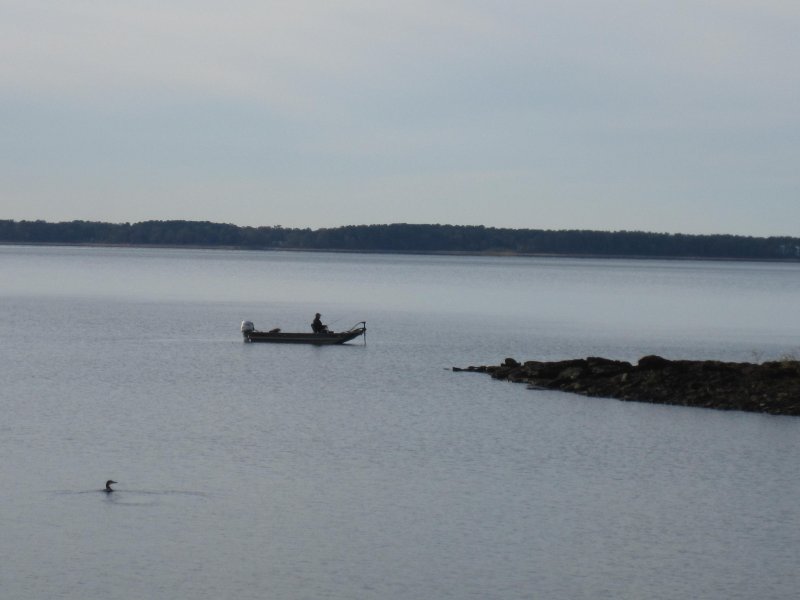 Fishing on Lake O' the Pines