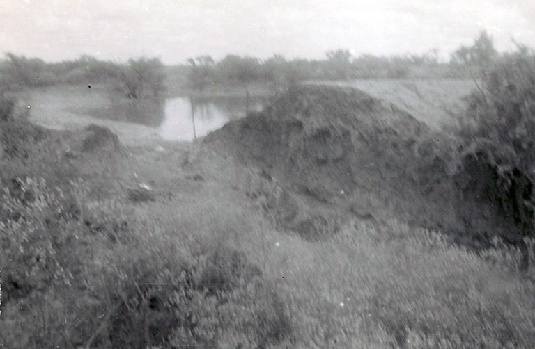 Petronila Creek at Flood Stage