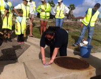 Demonstrating Storm Drain Marking